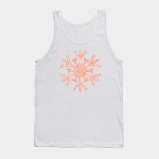 Snowflake (orange) Tank Top